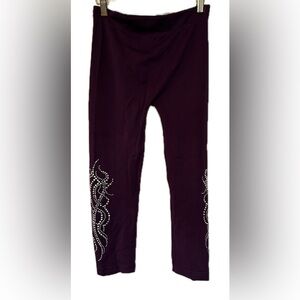 Mopas Rhinestone Leggings. Size S.